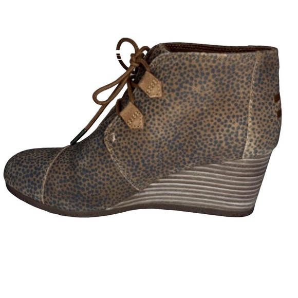 Toms Women's Kala Suede Wedge Bootie, Size 9 - Picture 3 of 11